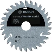 Pânză de ferăstrău circular HM 85x1,5/1x15 Z 30 Bosch Multi Material