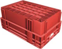 Container de stivuire și cuib DTK 600x400x270 mm roșu