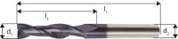 Freza cilindro-frontala, extra lunga, carbura monobloc, 3.00mm, 2 taisuri, TiAlN, DIN6535NB, FORUM